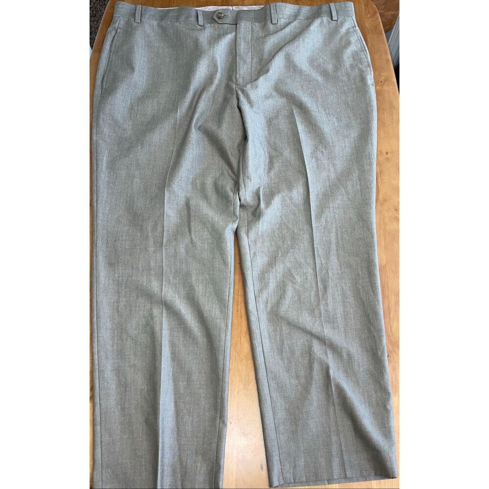Lauren Ralph Lauren Men’s Size 42W 30L Tan Polyester Rayon Dress Pants